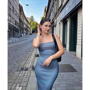 NWT ZARA Bandeu knit dress 6427/020